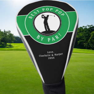 Couvre-club De Golf Best Pop Pop Par Par Par Par Elegant Golfer Black 