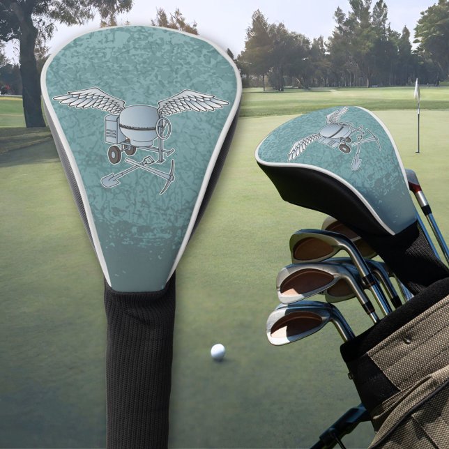 Couvre-club De Golf Béton bleu-gris (Créateur téléchargé)
