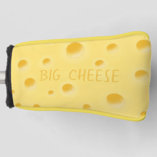 Couvre-club De Golf "Big Cheese" Holey Fromage suisse Drôle