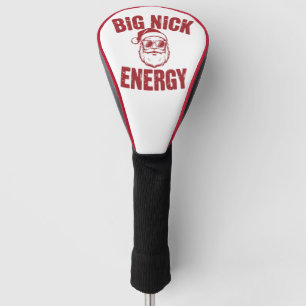 Couvre-club De Golf Big Nick Énergie Drôle de Père Noël Blague de Noël