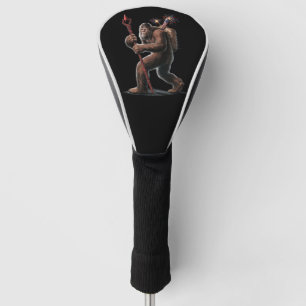 Couvre-club De Golf Bigfoot Feux d'artifice 4 juillet Drapeau Usa Sasq