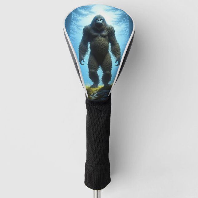 Couvre-club De Golf Bigfoot Sasquatch dans les bois (Devant)