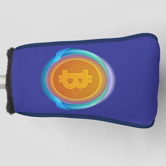 COUVRE-CLUB DE GOLF BITCOIN CRYPTOCURANCE (Devant)