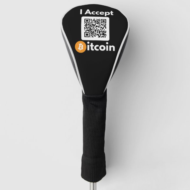 Couvre-club De Golf Bitcoin élégant - Btc crypto (Devant)