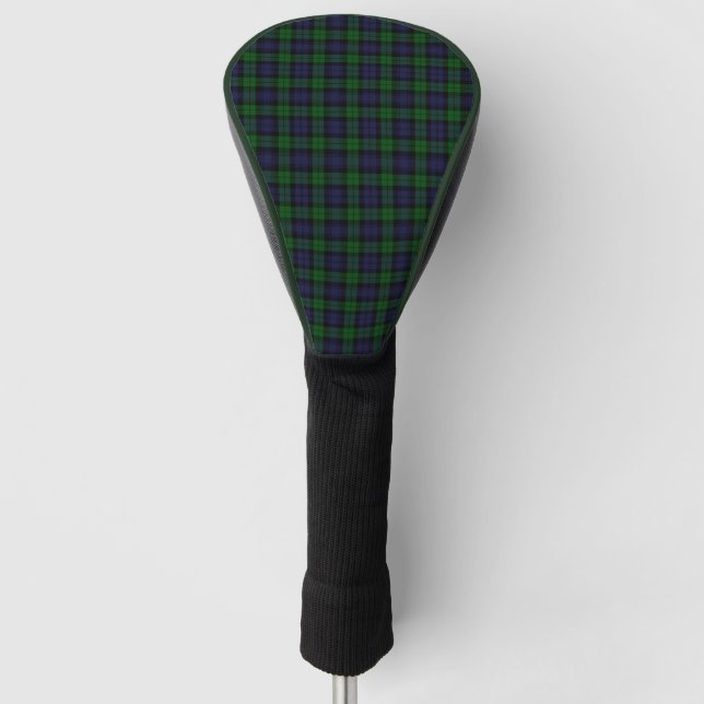 Couvre-club De Golf Blackwatch Tartan Royal Scottish Plaid Motif (Devant)
