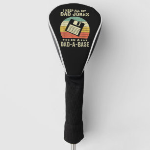 Couvre-club De Golf Blagues drôles de papa pour hommes dans dad-a-Base