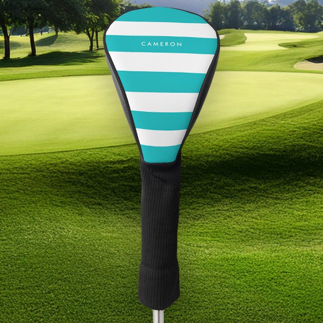 Couvre-club De Golf Blancs personnalisés et couleurs modifiables (Créateur téléchargé)