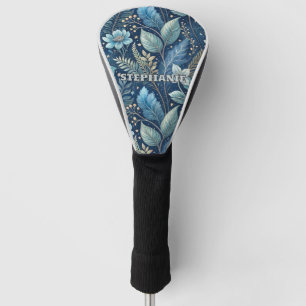 Couvre-club De Golf Bleu complexe et vert botanique - bleu foncé étoil