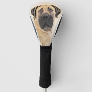 Couvre-club De Golf Boerboel Painting - Cute Original Dog Art