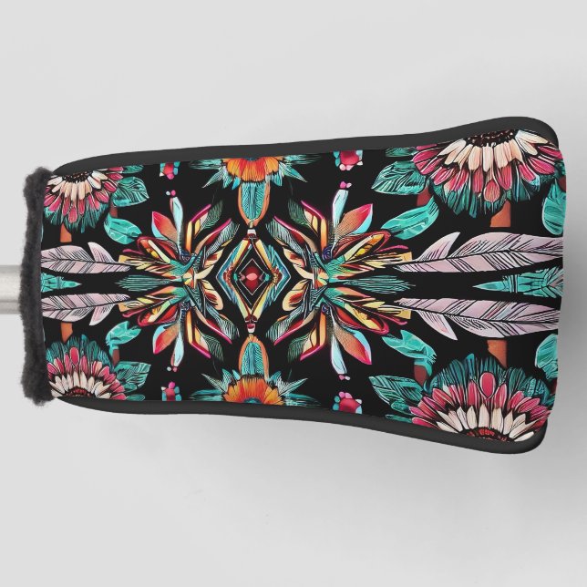 Couvre-club De Golf Bohemain amérindien (Devant)