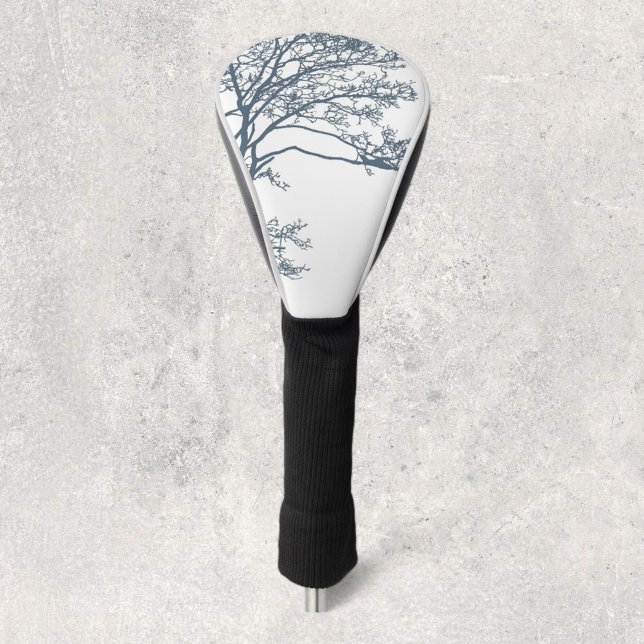 Couvre-club De Golf Boho d'arbre simple bleu (Créateur téléchargé)