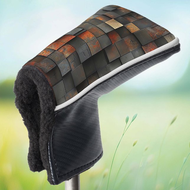 Couvre-club De Golf Boîtes carrés Abstraites (Créateur téléchargé)