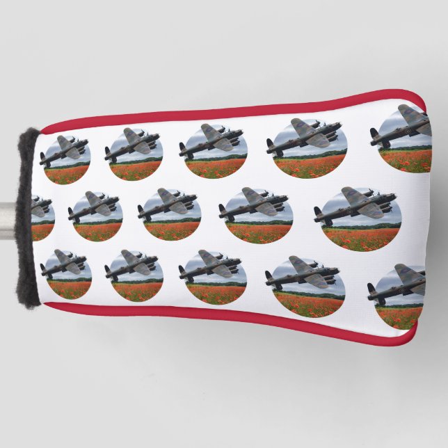 Couvre-club De Golf Bombe De Lancaster Sur Un Champ De Populations (Devant)