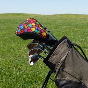 Couvre-club De Golf Bonbons colorés, Boutons de bonbons, Sucres, Nourr
