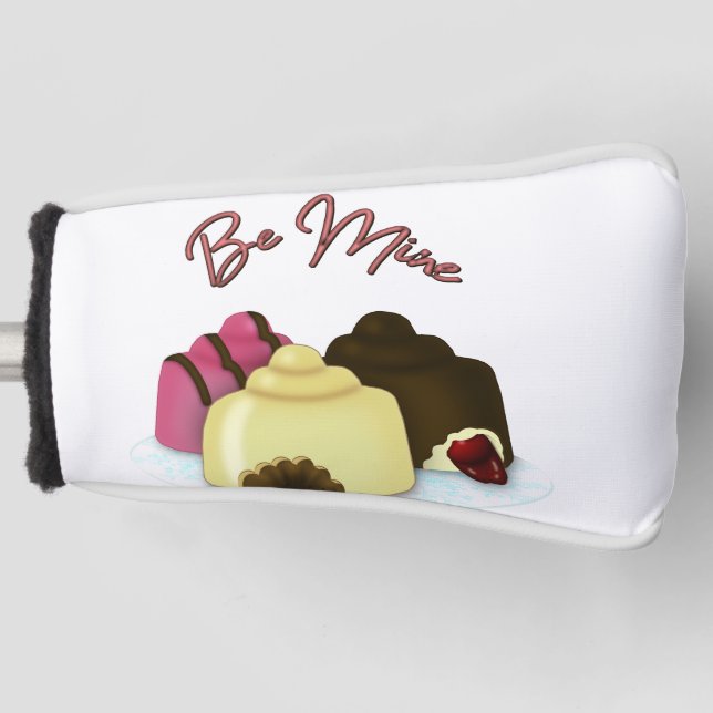 Couvre-club De Golf Bonbons de la Saint-Valentin "Soyez à moi" (Devant)