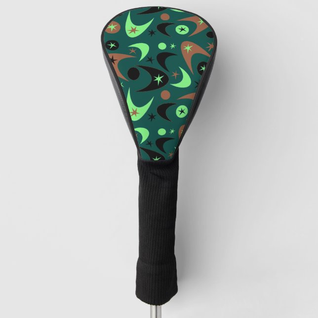 Couvre-club De Golf Boomerangs rétro (Devant)