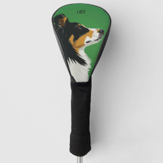 Couvre-club De Golf Bordure Collie Chien