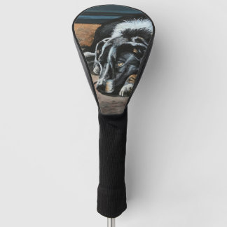 Couvre-club De Golf Bordure couchée Collie Golf Driver Cover