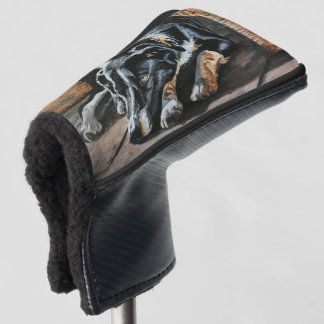 Couvre-club De Golf Bordure couchée Collie Golf Putter Cover