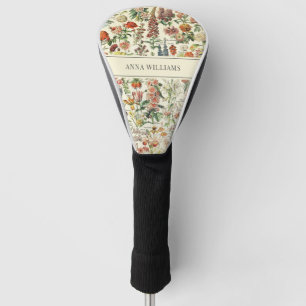 Couvre-club De Golf Botanique Vintage Fleur sauvage Floral Personnalis