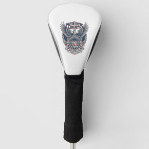 Couvre-club De Golf Bouclier de bataille patriotique Symbole inspiré d