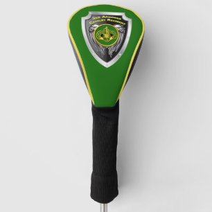 Couvre-club De Golf Bouclier de vétéran du 3e régiment de cavalerie bl