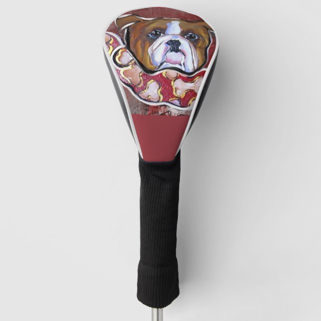 Couvre-club De Golf Bouledogue    (Devant)