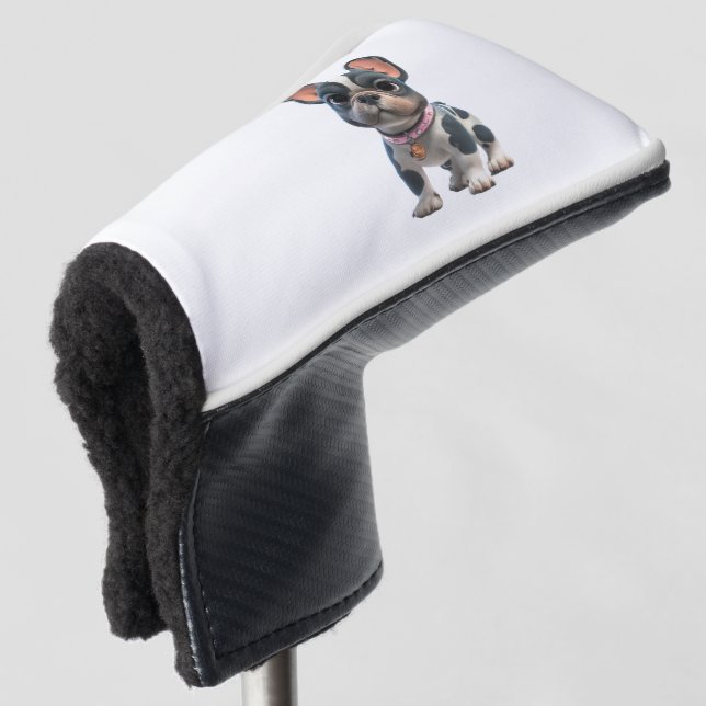 Couvre-club De Golf Bouledogue Français (Devant 3/4)