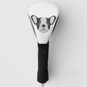Couvre-club De Golf Bouledogue français mignon d'illustration