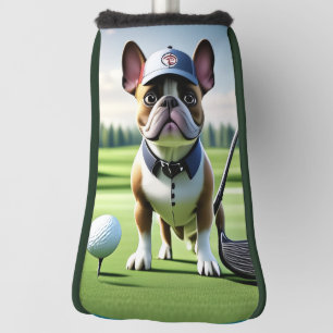 Couvre-club De Golf Bouledogue français vacances terrain de golf Bulld