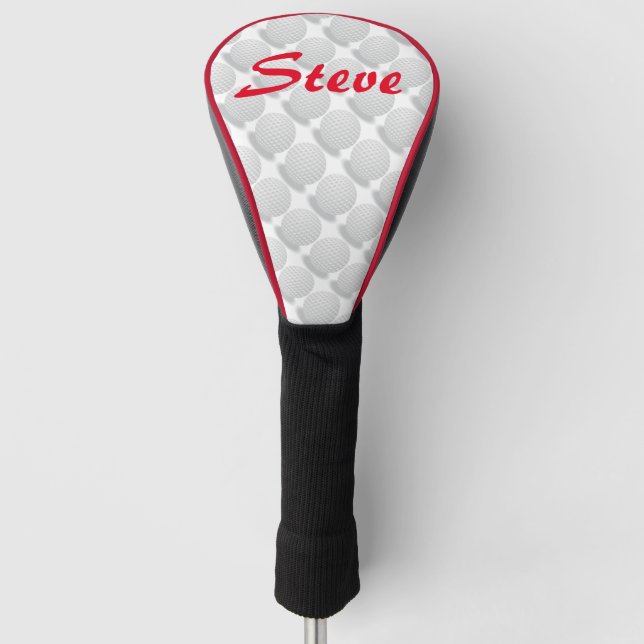 Couvre-club De Golf Boules de golf (Devant)