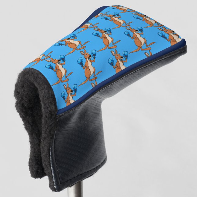 Couvre-club De Golf Boxe Kangaroo Golf Putter Cover (Devant 3/4)