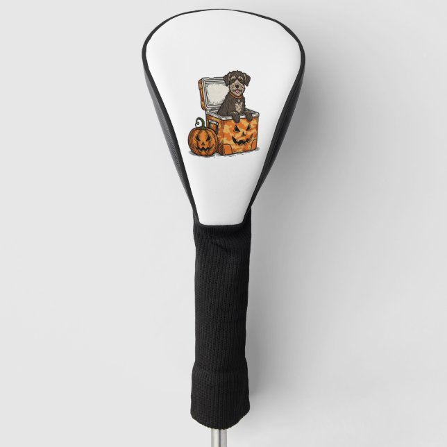 Couvre-club De Golf Boykin Spaniel Halloween (Devant)