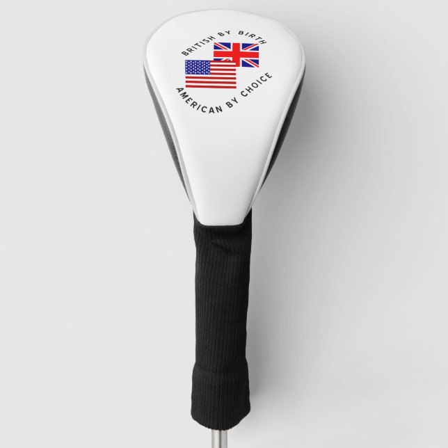 Couvre-club De Golf British par Birth American par choix (Devant)