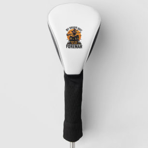 Couvre-club De Golf Broom Broke Foreman Witch Crew Halloween Design_1