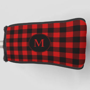 Couvre-club De Golf Buffle rustique plaqué avec votre monogramme