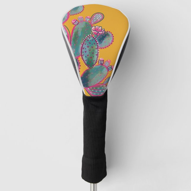 Couvre-club De Golf Cactus funky (Devant)