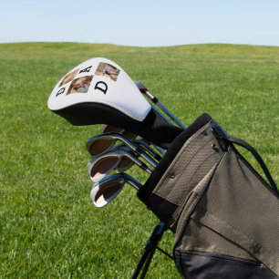Couvre-club De Golf Cadeau de fête du père pour papa - collage photo