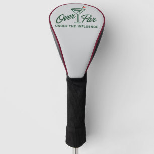 Couvre-club De Golf Cadeau de golf au-dessus du par et sous influence 