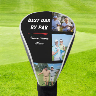 Couvre-club De Golf Cadeau de golf parfait pour papa Par 3 Photo et no
