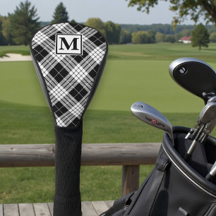 Couvre-club De Golf Cadeau de golf personnalisé avec tartan et monogra