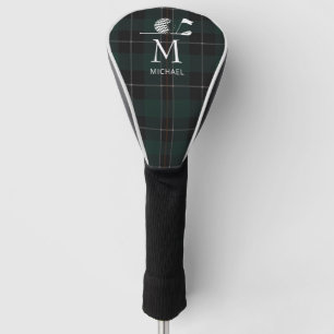 Couvre-club De Golf Cadeau de golfeur de golf Élégant carreau monogram