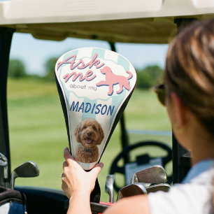 Couvre-club De Golf Cadeau personnalisé avec photo pour amateur de gol
