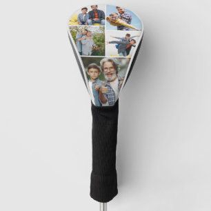 Couvre-club De Golf Cadeau personnalisé de 5 photos pour un golfeur