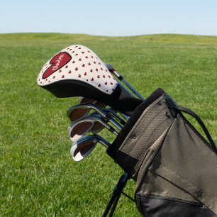 Couvre-club De Golf Cadeau personnalisé de styliste cœur modèle 