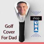 Couvre-club De Golf ⛳ Cadeau Personnalisé Et Convivial Pour Père<br><div class="desc">Selfie Monogram Créer votre propre Modèle photo est un cadeau parfait pour le joueur qui aime le golf. Housse de tête de golf personnalisée ⛳ cadeau de golf adapté au budget 📢 Teoff de style avec une couverture de tête de golf personnalisée! Ce capot de golf abordable, de haute qualité...</div>