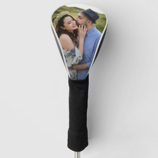 Couvre-club De Golf Cadeau photo personnalisé romantique pour couples