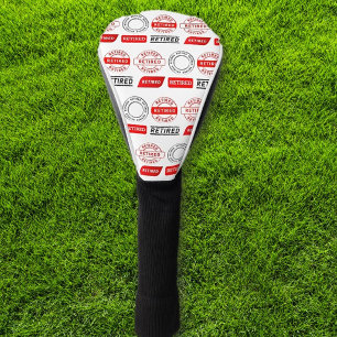 Couvre-club De Golf Cadeau pour golfeurs ! Une retraite amusante