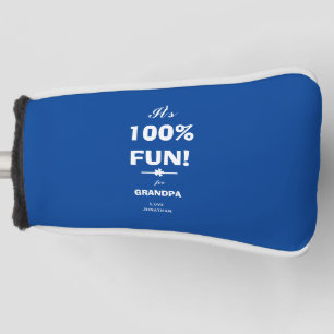 Couvre-club De Golf CADEAU POUR GRANDPA Nom Chic Script Classic