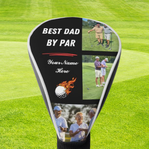 Couvre-club De Golf Cadeaux de golf cool pour papa Custom 3 Photo & No